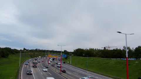 Urban Traffic Jam Stock Footage 165465719