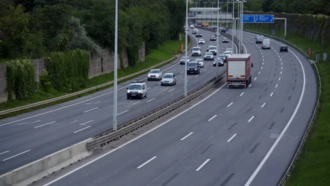 Urban Traffic Jam Stock Footage 165465962