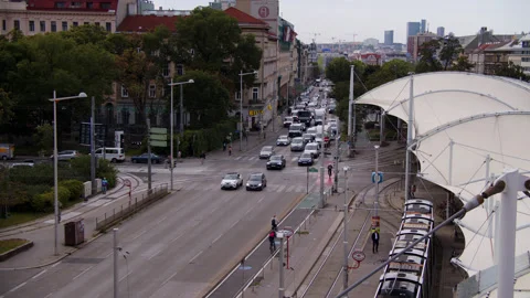 Urban Traffic Jam Stock Footage 165472646