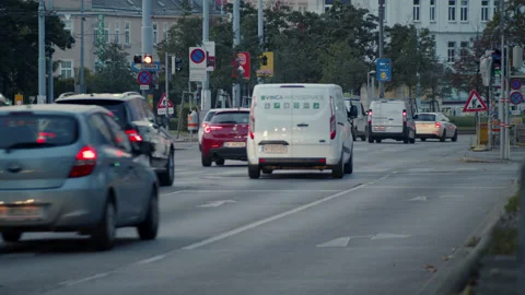 Urban Traffic Jam Stock Footage 165475265