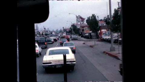 Urban Traffic Scene Stock Footage 276292271