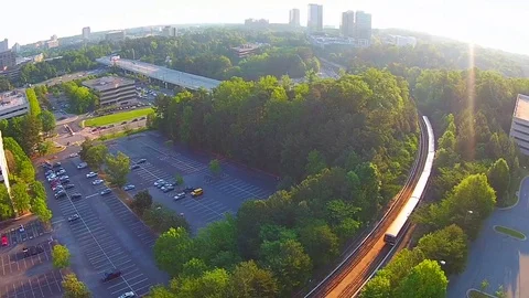 Urban train A Stockbeeldmateriaal 106894556