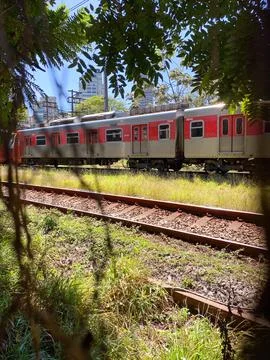 Urban train Stock Photos