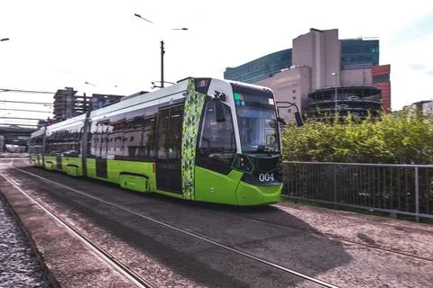 Urban Tramway Stock Photos