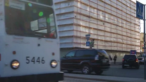 Urban transport Stock Footage 73592737