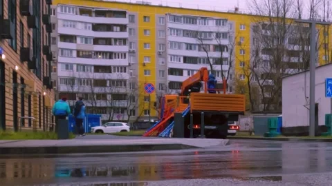 Urban transport Stock Footage 256038789