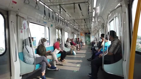 Urban Transportation By Train Stock Footage 224447023