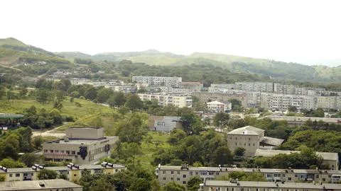 An urban-type settlement. Foto stock