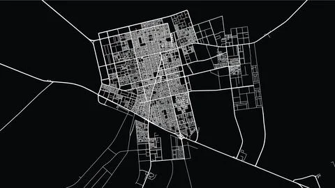 Urban vector city map of Hafar Al, Saudi Arabia, Middle East イラスト素材