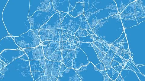 Urban vector city map of Mecca, Saudi Arabia, Middle East Stock Illustration