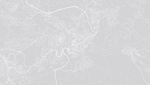 Urban vector city map of Nazareth, Israel, middle east Stock Illustration