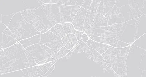 Urban vector city map of Vasteras, Sweden, Europe Stock Illustration