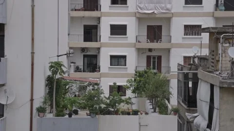 Urban View Terrace Video stock 308752123