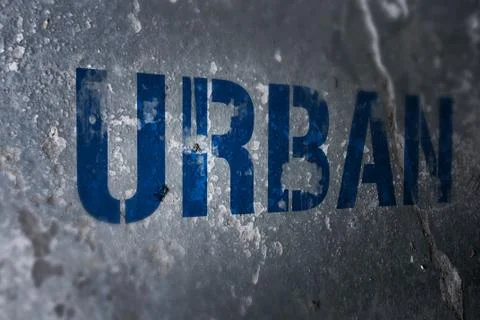 Urban on the wall Stock Illustration