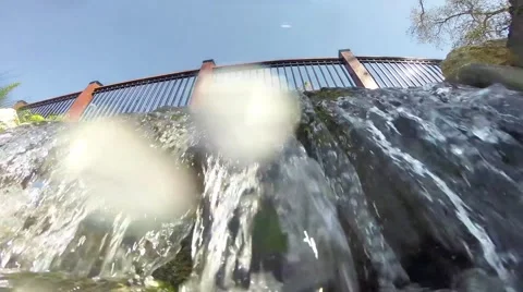 Urban Waterfall 3 Stock Footage 47783712