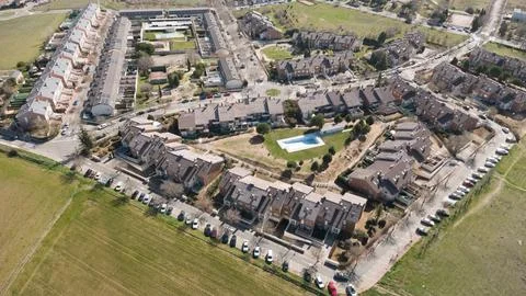 Urbanization with aerial views Stock Photos