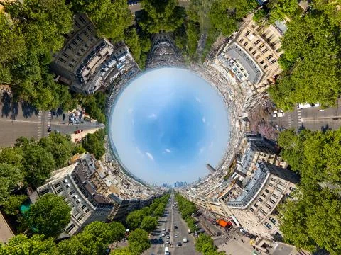 Urbanization of the planet Stock Photos