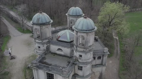 Urbex drone video Stock Footage 305264334