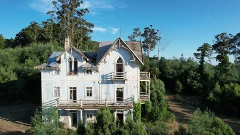 Urbex drone video Stock Footage 305264805