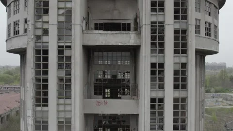 Urbex drone video Stock Footage 305266330