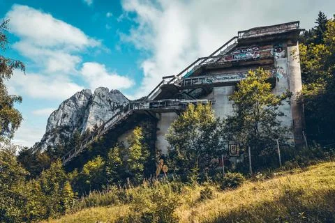 URBEX Olympic Ski Foto stock