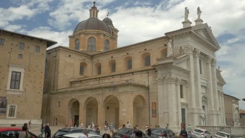 Urbino duomo Video stock 78155482