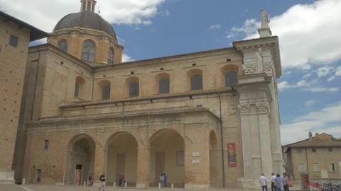 Urbino square Stock Footage 78155802
