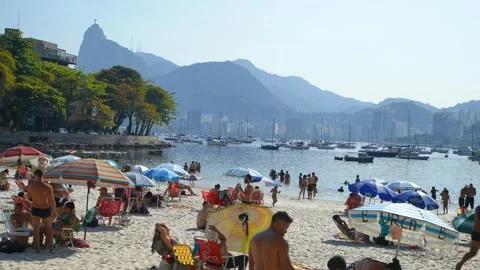 Urca Beach Stock Footage 266865603