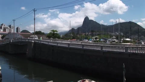 Urca's square bridge - September 7th, 2010 - Rio de Janeiro, Brazil Stock Footage 314850852