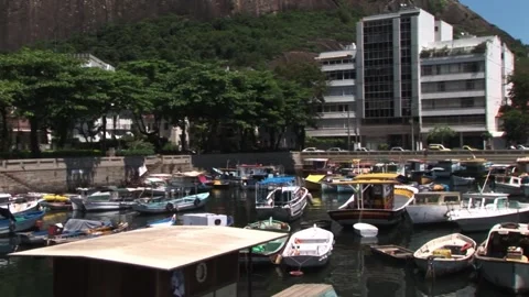 Urca's square - September 8th - Rio de Janeiro, Brazil Stock Footage 314850854