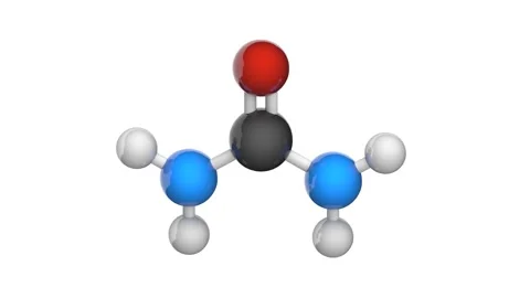 Urea (carbamide). CH4N2O. Seamless loop. Stock Footage 152513807
