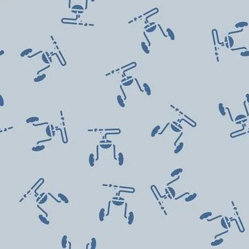 Ureteroscopy surgery glyph vector seamless pattern Stock Illustration