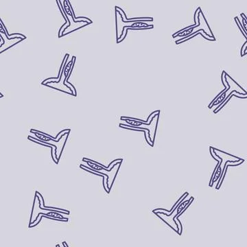 Urethral stricture urology line vector seamless pattern Stock Illustration