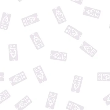 Urgent question and calling to call center glyph vector seamless pattern Illustrazione stock