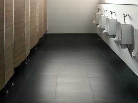 The urinal in the bathroom Stock Photos