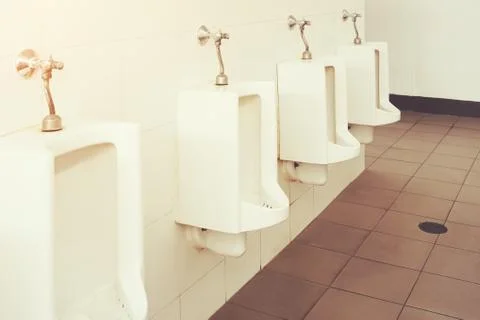 Urinal Tile Wall Stock Photos