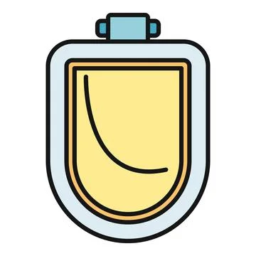 Urinal vector icon for public restroom design Stock Illustration