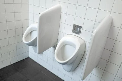 Urinalbecken Stock Photos