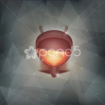 Urinary bladder abstract background ~ Clip Art #58676339