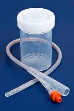 Urinary catheter Foto stock