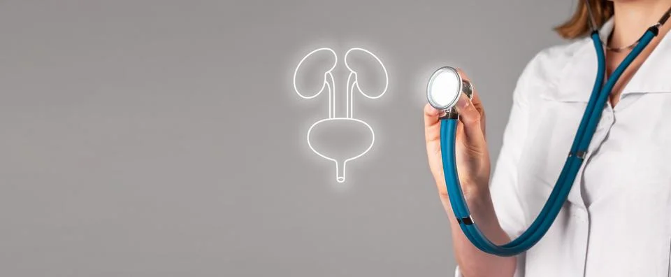 Urinary system, bladder and kidneys organs health, treatment, checkup conce.. Stock Photos
