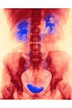  Urinary system, x-ray finding Urinary system, frontal view. Copyright: xC... Stock Photos