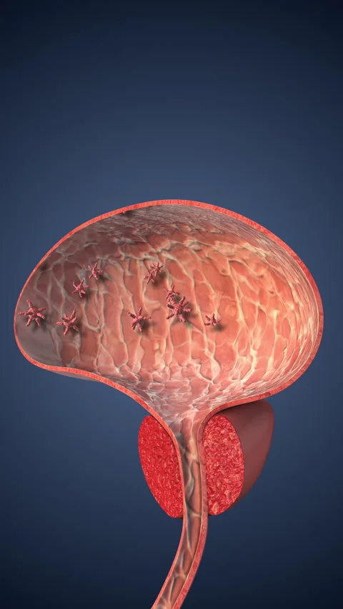 Urinary Tract Infection Originating in Bladder Stock Footage 333703188