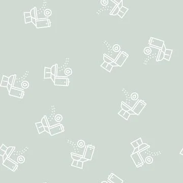 Urination with blood line seamless pattern Illustrazione stock