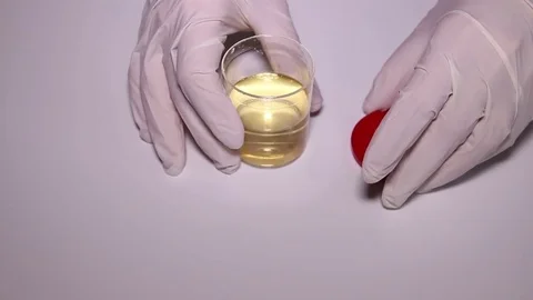Urine Analysis Laboratory Stock Footage 74391344