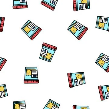 Urine drug test vector seamless pattern イラスト素材