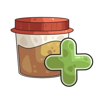 Urine test illustration Stock Illustration