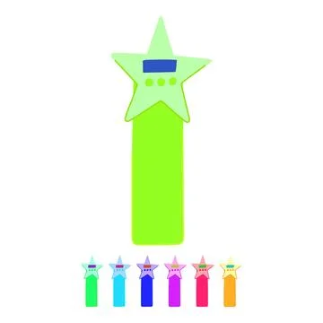 Url digital bookmark vector cartoon graphic 스톡 일러스트