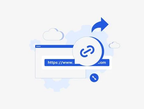 URL shortener tool simplifies long links into compact shareable URLs. Improving Stock Illustration