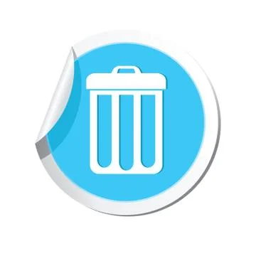 Urn BLUE LABEL Stock Illustration